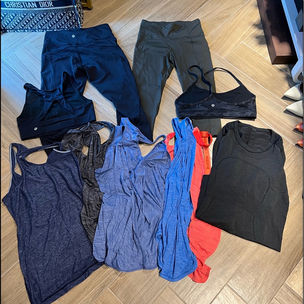 Lululemon Tank Tops, Sports Bras, Leggings and Long Sleeve - Womens Large